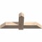 Ekena Millwork Eugene Smooth Timber Gable Bracket, Douglas Fir, 48"W x 20"H x 5 1/2"D x 5 1/2"F, 10/12 Pitch GBW048X20X0606EUG00SDF - alternate 5